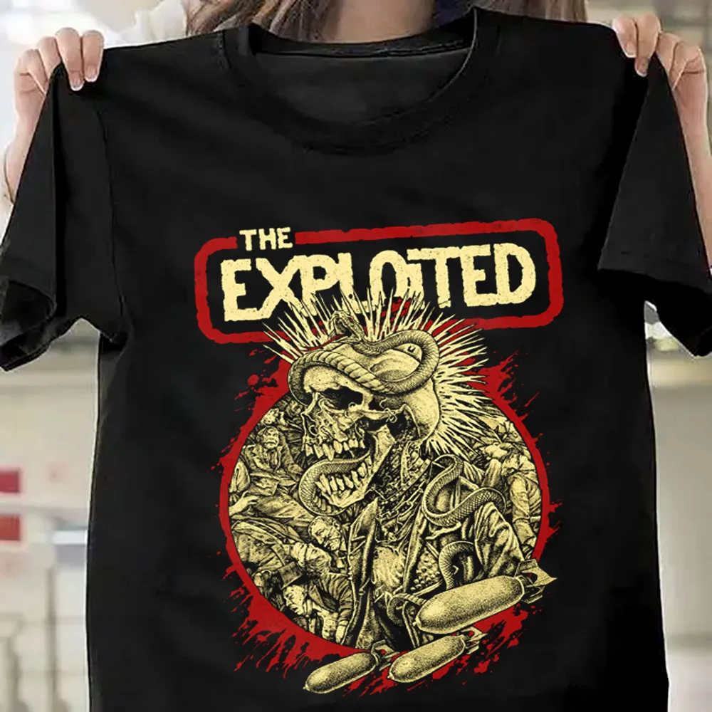 NEW Classic The Exploited Band 2024 Black All Size Shirt YA84