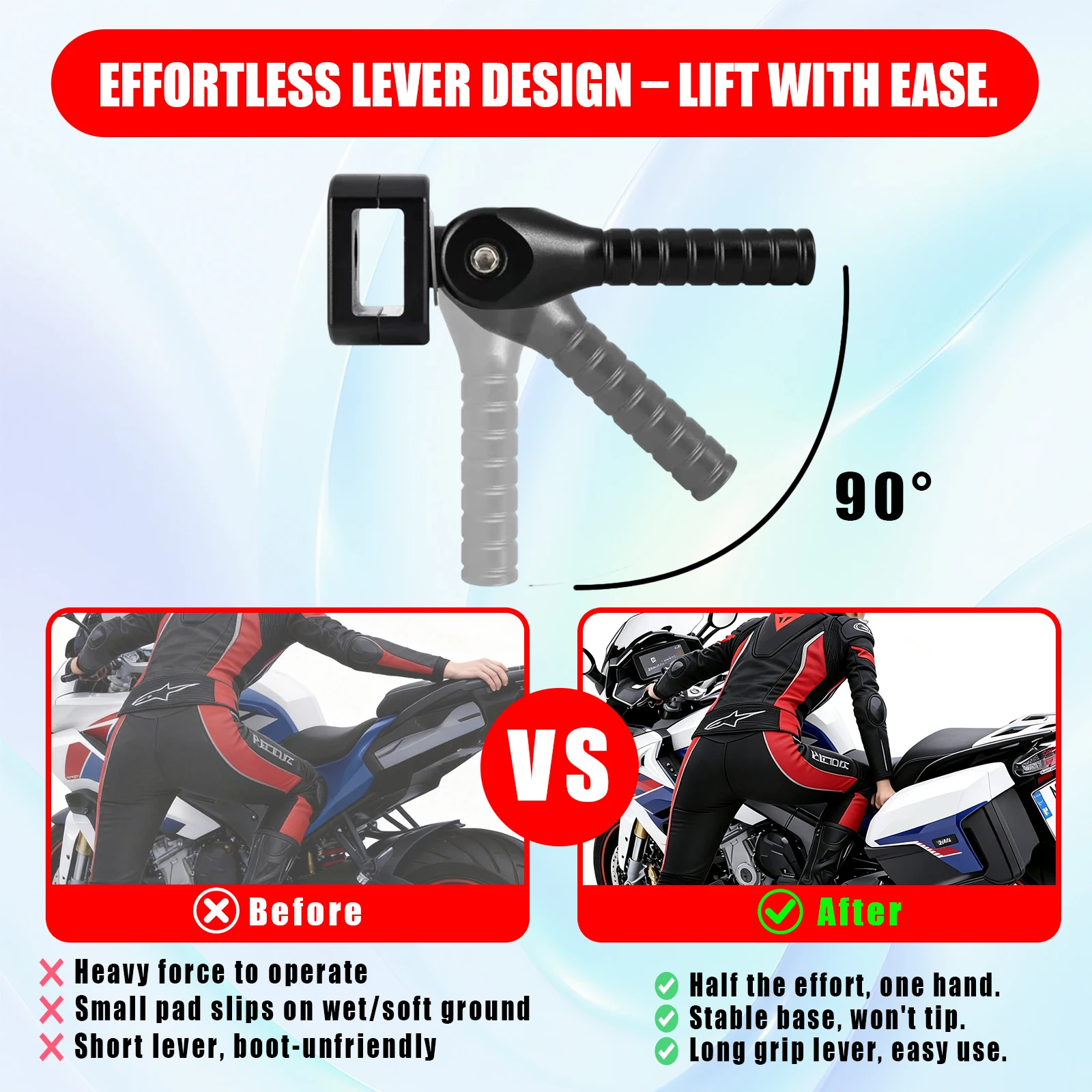 For BMW K1200R K1200S K1300R K1300S K1600B 2003-2025 Bagger Lifting Lever Handle Auxiliary Anti Fall Slider Assist Bar Anodized