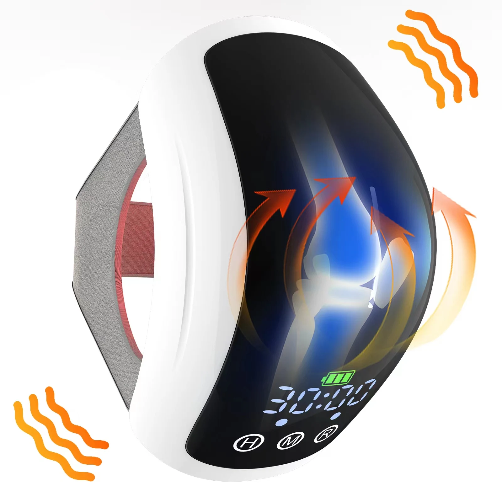 

Настраиваемый беспроводной лазерный массажер для облегчения боли в коленях, с функцией тепловой терапии для лечения остеоартрита, для локтей и ног