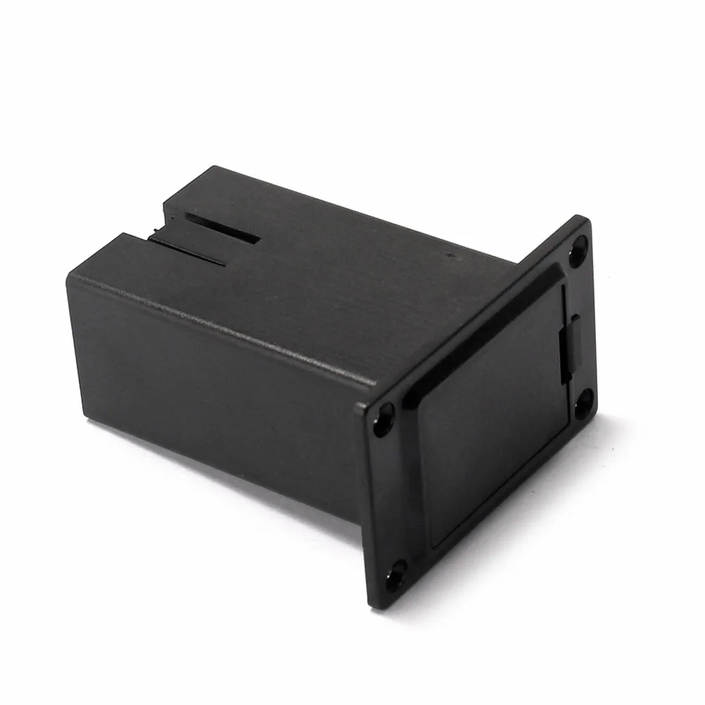 

4pcs Box 9V Durable Replacement For Electric Bass Box For Guitar Pickup Guitar Holder Case Compartment