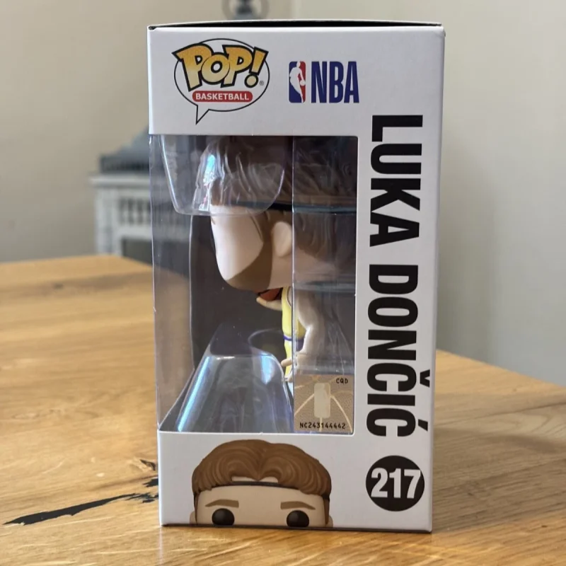 Official Funko Pop! Nba Luka Doncic # 217 Action Figure Genuine Figures Decor Model Limited Edition Collection Toys Kid Gifts