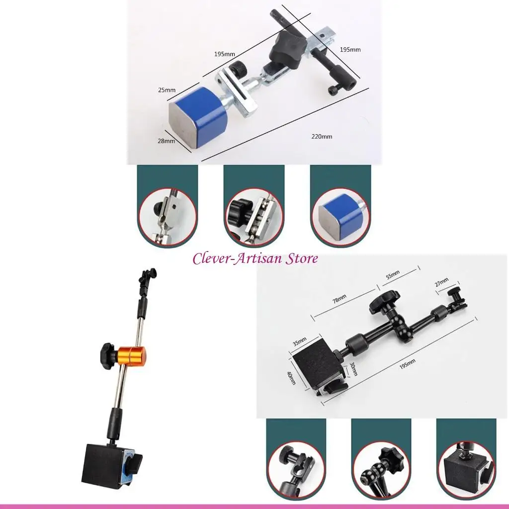 

E06B Base Holder for Digital Dial Use for Metalwork Pieces and Maintain