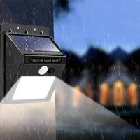 Solar Light  Motion Sensor Wall Light 30 LED Outdoor Solar Lamp Waterproof Solar Powered Sunlight Street Lamp Garden Decor