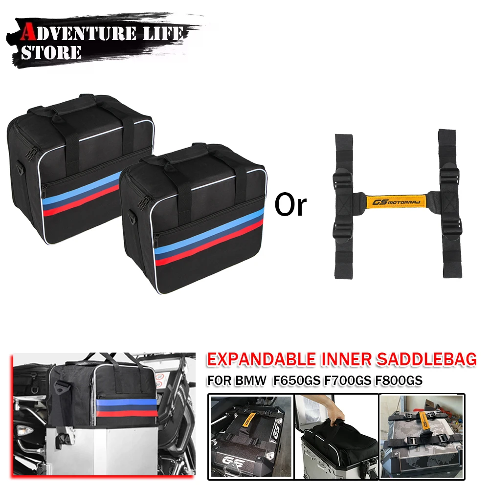 

Motorcycle Tail Case Bag Saddlebag Inner Bag Or Luggage Box Handle Rope For GS1250 R R1200GS LC Adventure R1250GS ADV F850GS