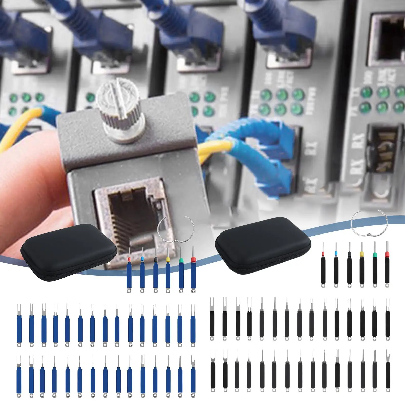 

36pcs Depinning Tool Terminal Remover Electrical Connector Automotive Wire Appliance Panel Removal Door Trim Harness