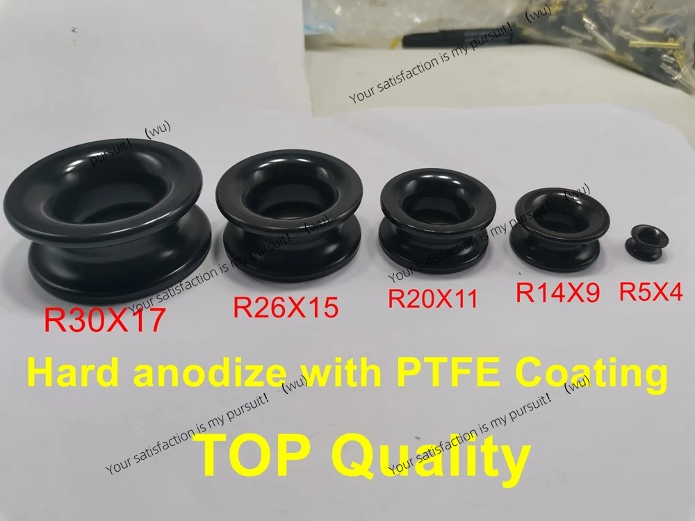أنودة أنودة صلبة عالية الجودة مع حلقات احتكاك منخفضة من الألومنيوم للإبحار طلاء PTFE R5x4