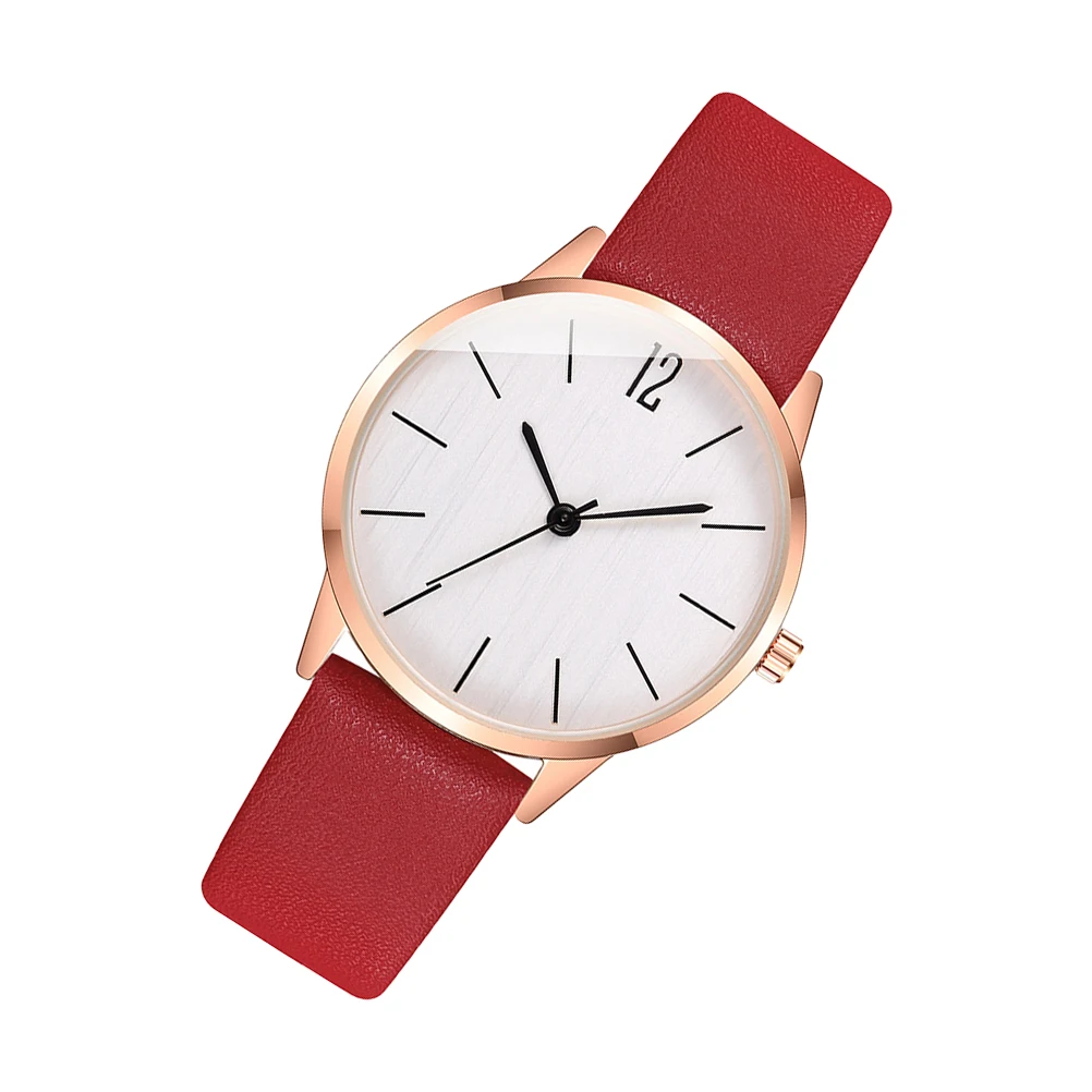 

Quartz Watches High Casual Wrist Women Quartz Watch Female Stylish PU Durable Precise Birthday Gift