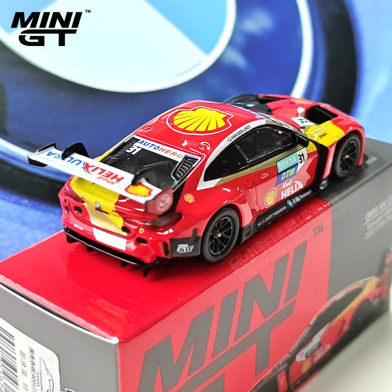 MINIGT In Stock 1:64 M4 GT3 #31 Schubert Motorsport 2022 DTM Diecast Diorama Car Model Collection Miniature Toys 553