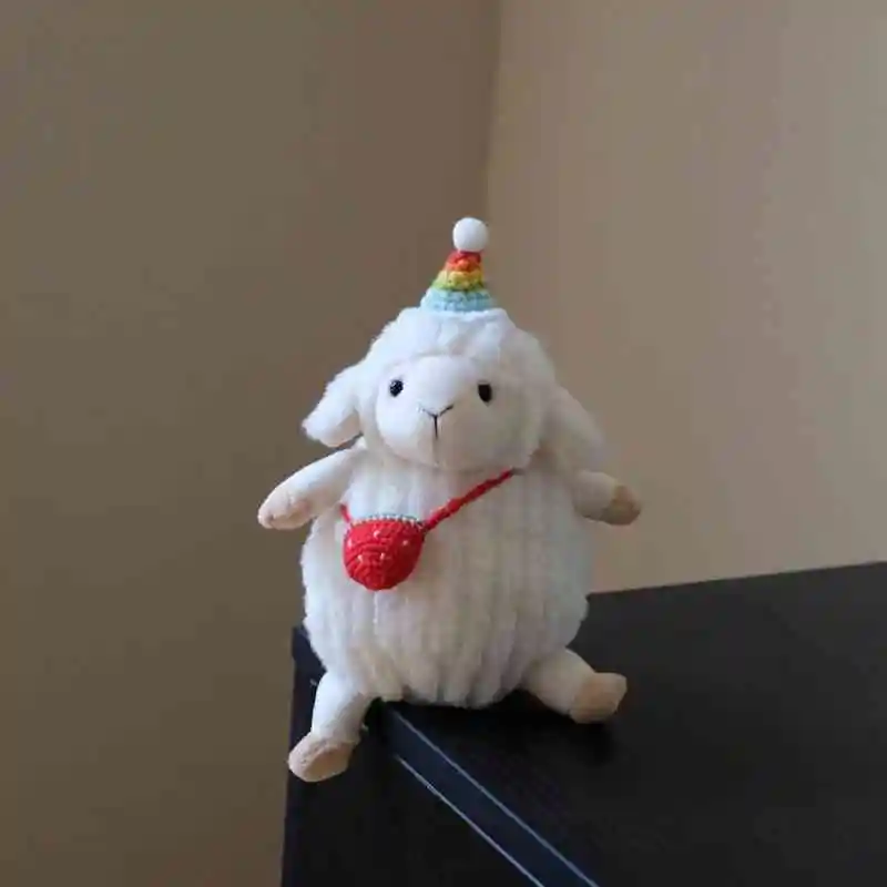 

"Little Dot" Sheep Plush Toy from "Longing for Life" - Cute White Sheep Doll, Ideal Birthday Gift for Girls