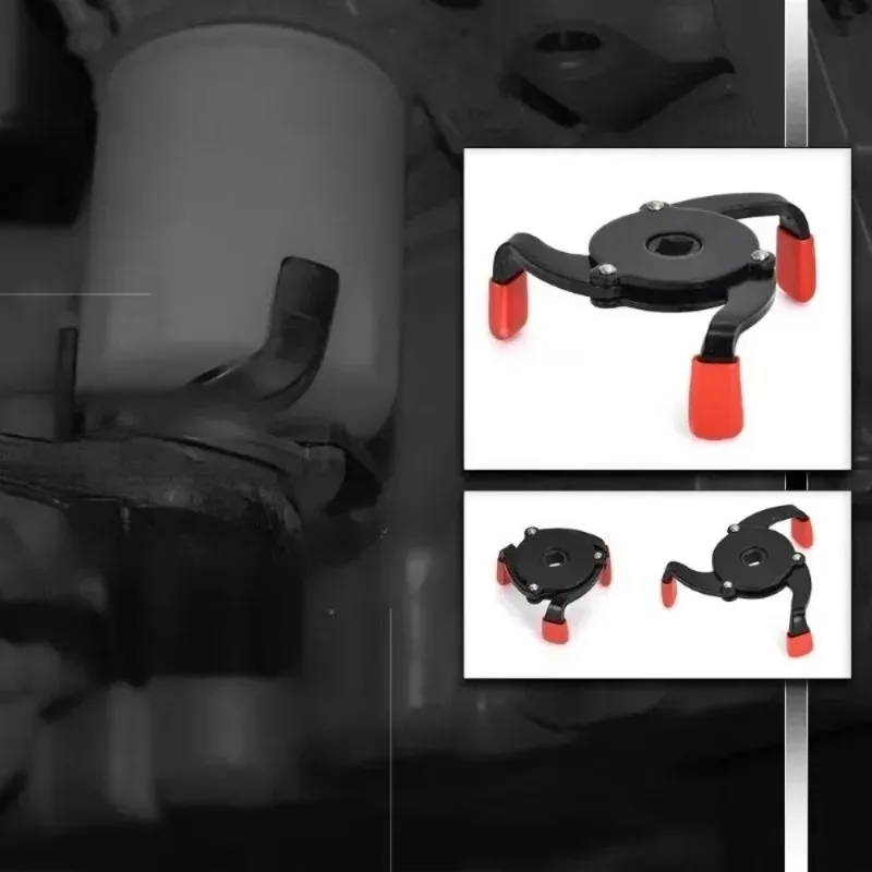 

Универсальный 3/8 "автомобильный ключ от 60 мм до 95 мм от 2,4 до 3,7 дюйма, 3-кулачковый регулируемый ключ для снятия масляного фильтра, инструмент, автоаксессуары, высокое качество