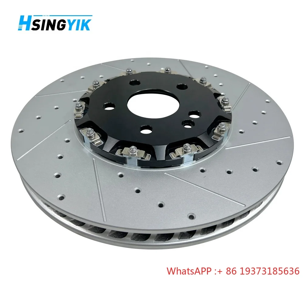

Hsingyik Racing Brake Rotor Upgrade 2-Piece Brake Disc for BMW G12 G30 G05 740E 740I 530E 34116860912