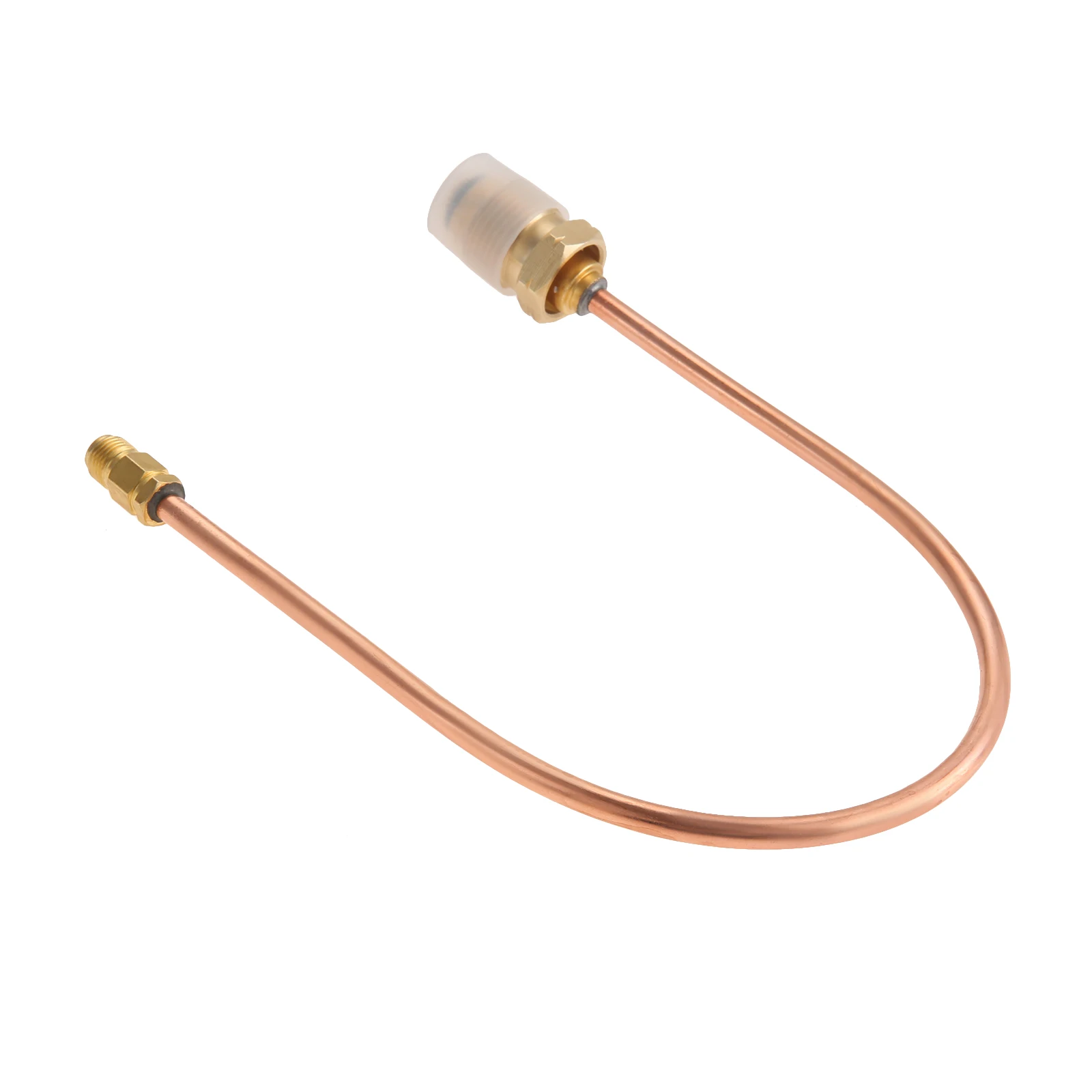 

1Pc RV Trailer Tank Propane Regulator RV Accessories Tank Connection Kit with 15" Copper Pigtail Hose 3/8" NPT Exit Connector