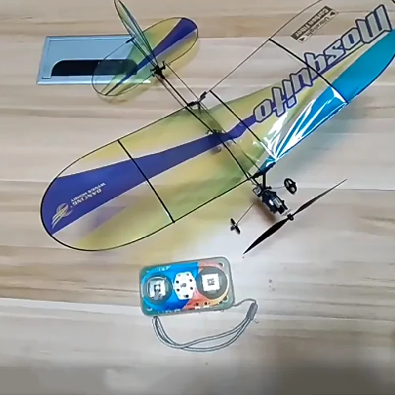 E43 Mosquito 360mm Mini RC Plane RTF with Transmitter Indoor Lightweight Film Beginner-Friendly Easy Control Durable Design