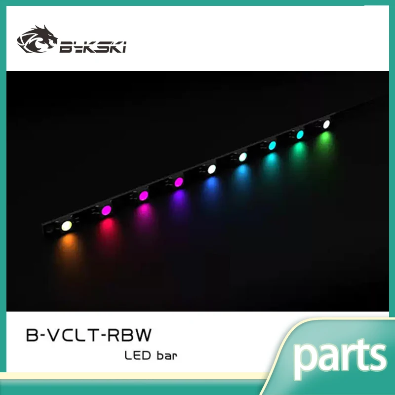 Bykski B-VCLT-RBW 20cm Replace LED Strip Only for CPU GPU Water Block Modify / 12V RGB 4PIN or 5V RBW 3PIN Header To AURA SYNC