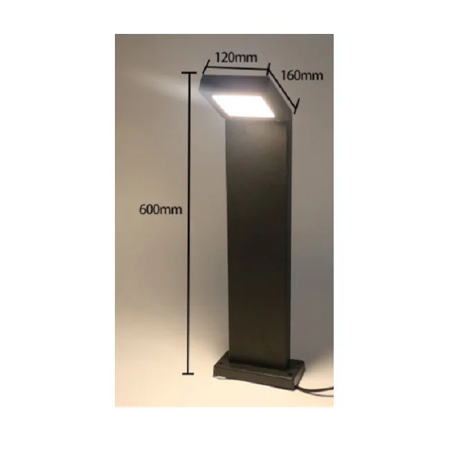 

60 см двор открытый путь украшения пейзаж IP65 газонный светильник точечные светильники светодиодный столбик садовые фонари