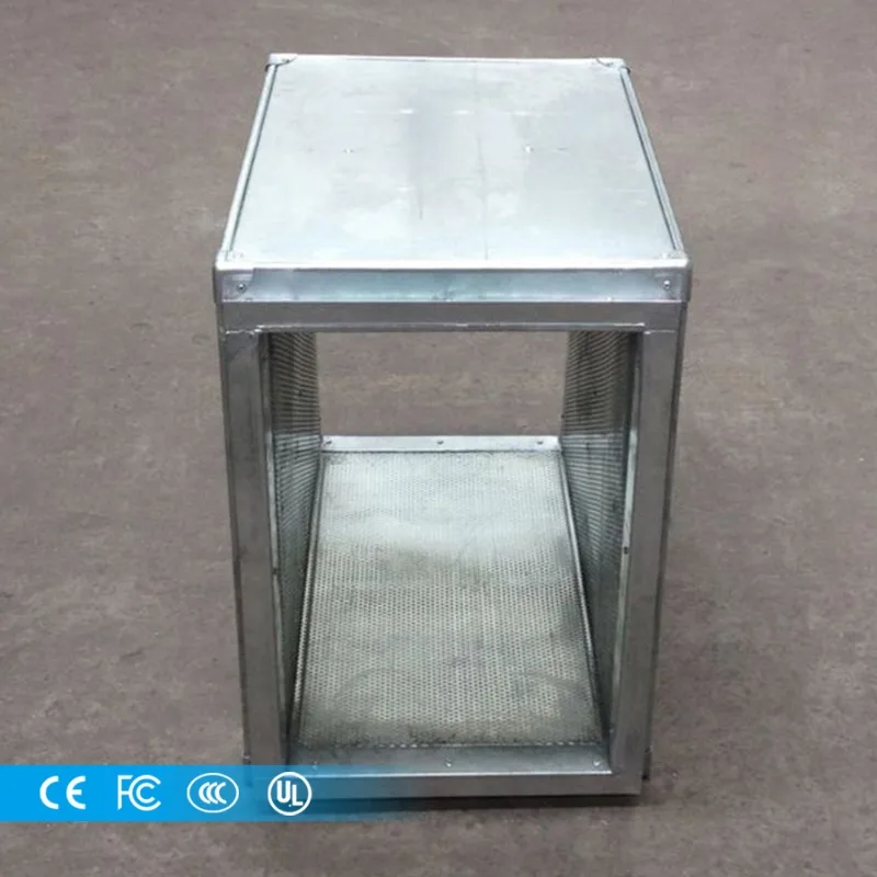 High quality rectangular air duct muffler for air conditioning system Outdoor hospital Industrial staircase