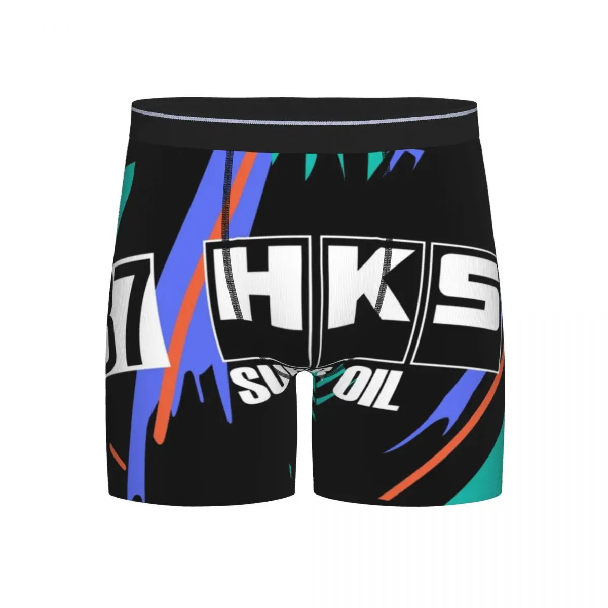 

Long Boxer Underpants Shorts HKS R32 GT-R Panties Men Comfortable Underwear for Homme Man Boyfriend Gift