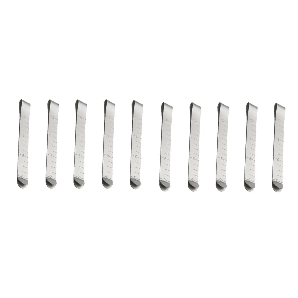 

10 Pcs Clips Hemming Tools Quilting Supplies Metal Ruler Pinning Marking Sewing Clips Quilting Supplies Accessories Practical