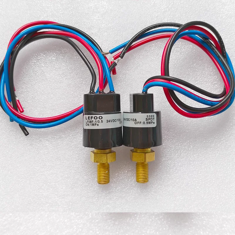 1pcs Electric lubricating oil pump pressure switch three wire normally closed and normally open pressure sensor M10 * 1 M8