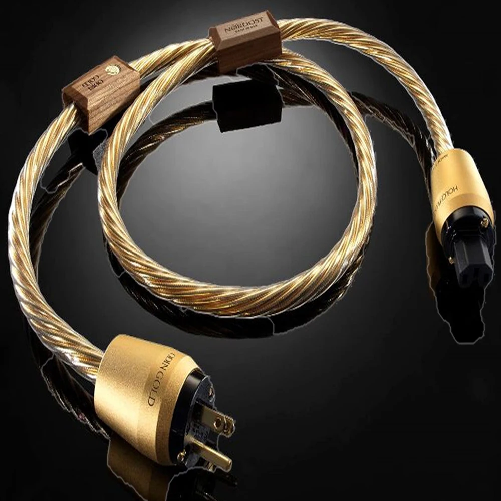 Nordost Odin Gold Hifi Schuko przewód zasilający Audio wysoka wierność gorączka kabel zasilający standardowa linia zasilająca usa