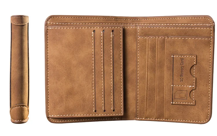 Lange Vintage-Geldbörse für Herren mit eingraviertem Namen, großes Fassungsvermögen, Dompet Lelaki, personalisiertes Geschenk zum Vatertag, Geburtstag, Weihnachten – Detail 1