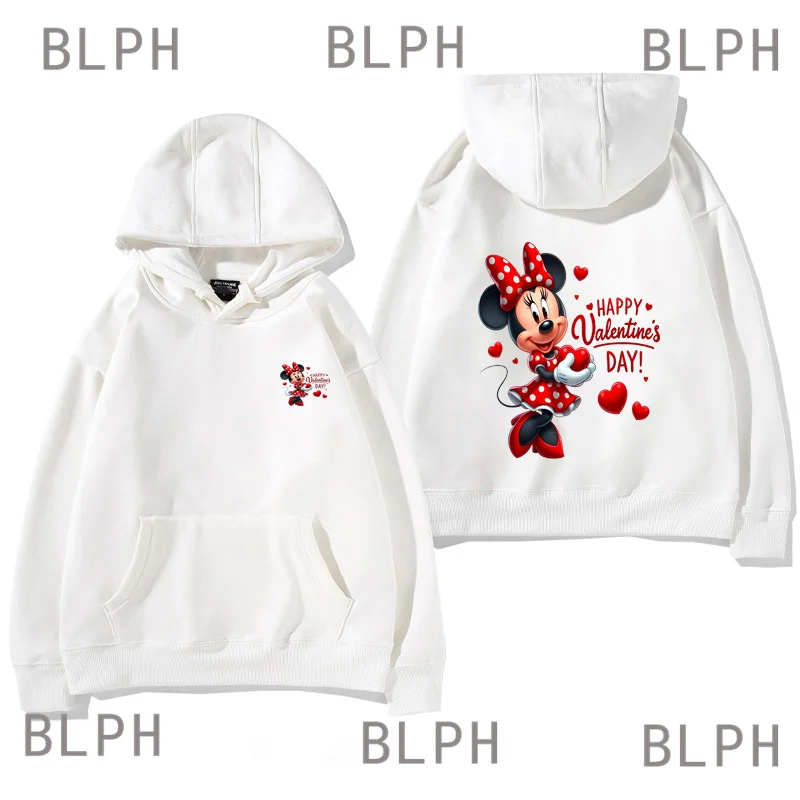 

Спортивное платье для родителей и детей Disney, свитер с принтом Микки Мауса и Минни в стиле Харадзюку для взрослых, детский свитер, одинаковый повседневный