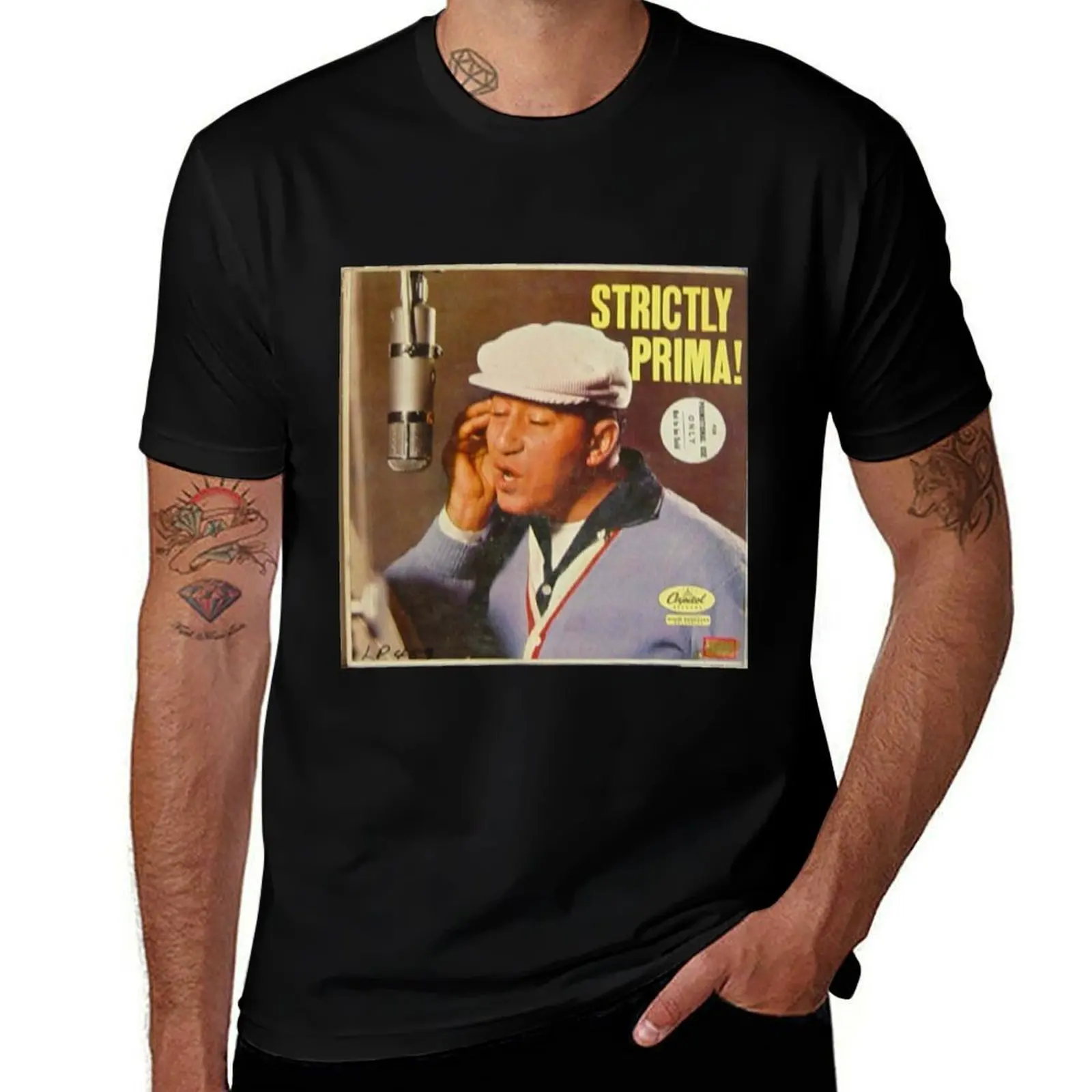Louis Prima ?– Strictly Prima! 1959 lp T-Shirt Comfort Stretch Tee Shirt