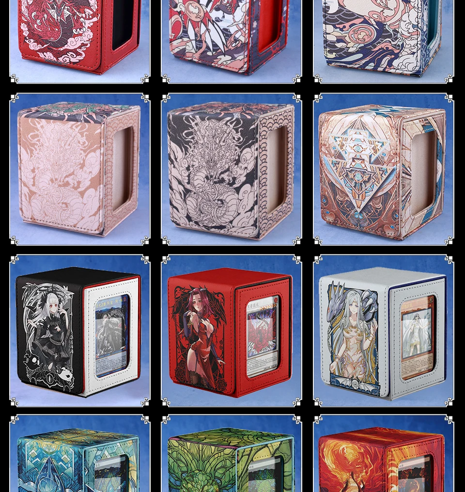 TCG Deckbox mit 100+ Kartenkapazitäten – Drachen-Design, langlebige und kostengünstige Aufbewahrung für TCG-Karten, ideal für YGO PTCG Magic Gifts – Detail 9
