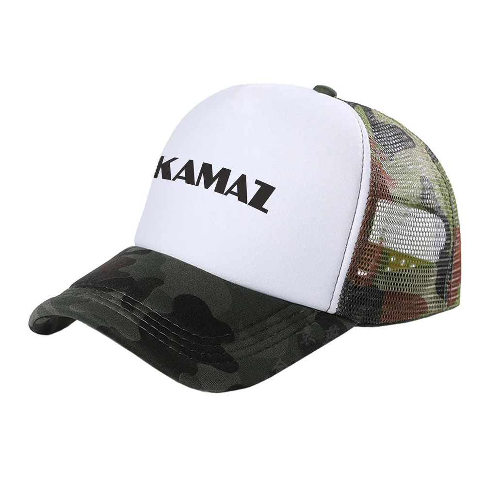 Kamaz Truck Trucker Cap Men Hat Baseball Caps Cool Summer Unisex Mesh Net Kamaz Hat MZ-101