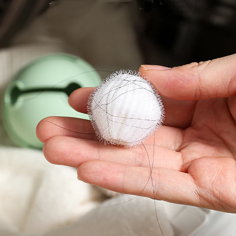 2pcs Creative Laundry Ball Reusable Pet Hair Remover Clothes Lint Catcher Laundry Scrubbing Balls Laundry Supplies