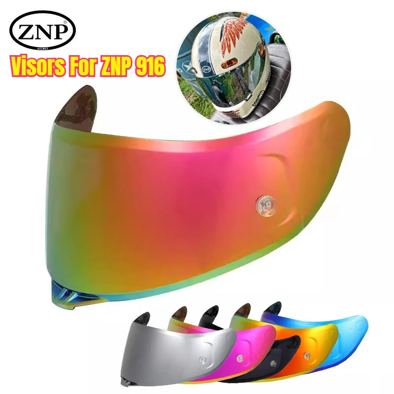 

Visors For ZNP 916 Motorcycle Helmet Electroplating Universal Day and Night Windproof Reinforced Motorcycle Equipments