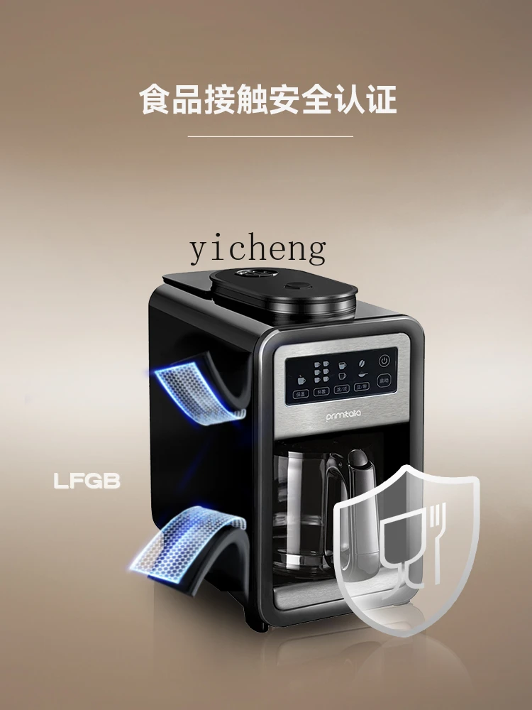 Cafetera Automática cc28, Pequeña, Doméstica, Mini, con Molinillo Integrado para Granos de Café, para Oficina