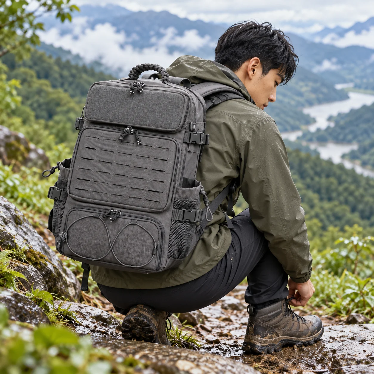 2026 Large Luggage Backpack with Modular System, Multiple Compartments And Space for Shoes