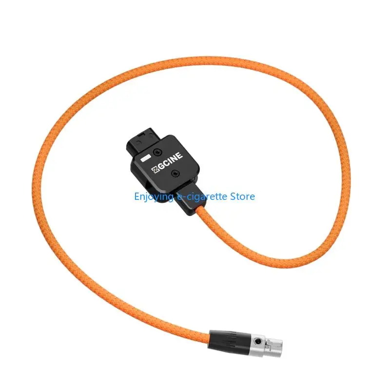 

180 Degree Rotatable D Tap To Mini XLR 4Pin Connector Power Transmission Cable Y4QF