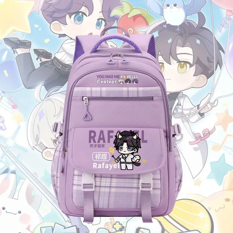 

Love Deep Space Game Merchandise Xin Hui Li Shen Qi Yu Cartoon Backpack For Boys Girls Primary And Secondary Students School Ani