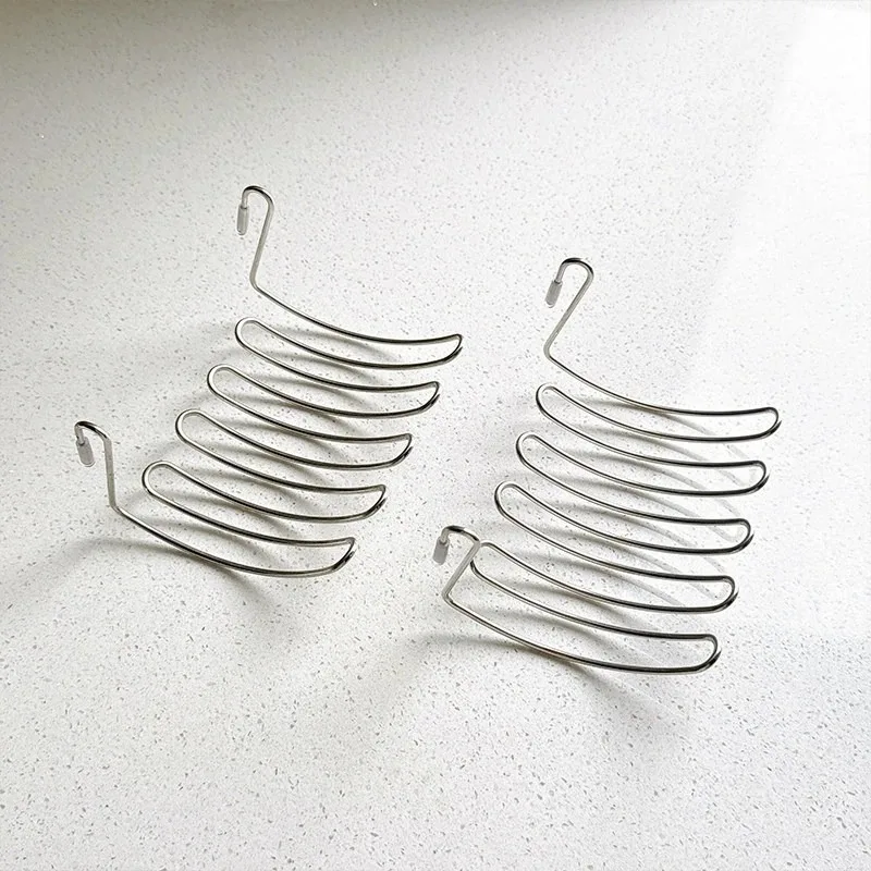 1/2pcs Stainless Steel Drain Basket Expansion Small Hanging Rack Storage Rack Storage Basket Stainless Steel Home Goodies image 5