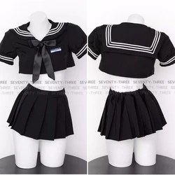 Anime Sailor Suit Cosplay Costume Japanese Girl Student Uniform JK Pleated Skirt Cute Role Play Outfit Sweet Nightgown Underwear