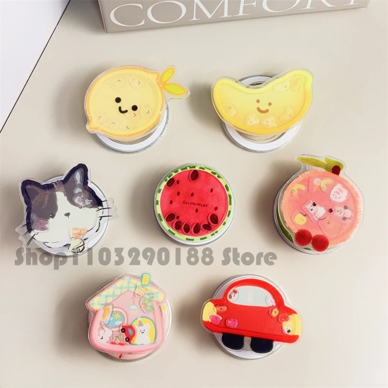 

Корейский милый мультяшный магнитный держатель для телефона Tok Griptok, подставка для телефона, поддержка iPhone, Pad Magsafe Smart Tok