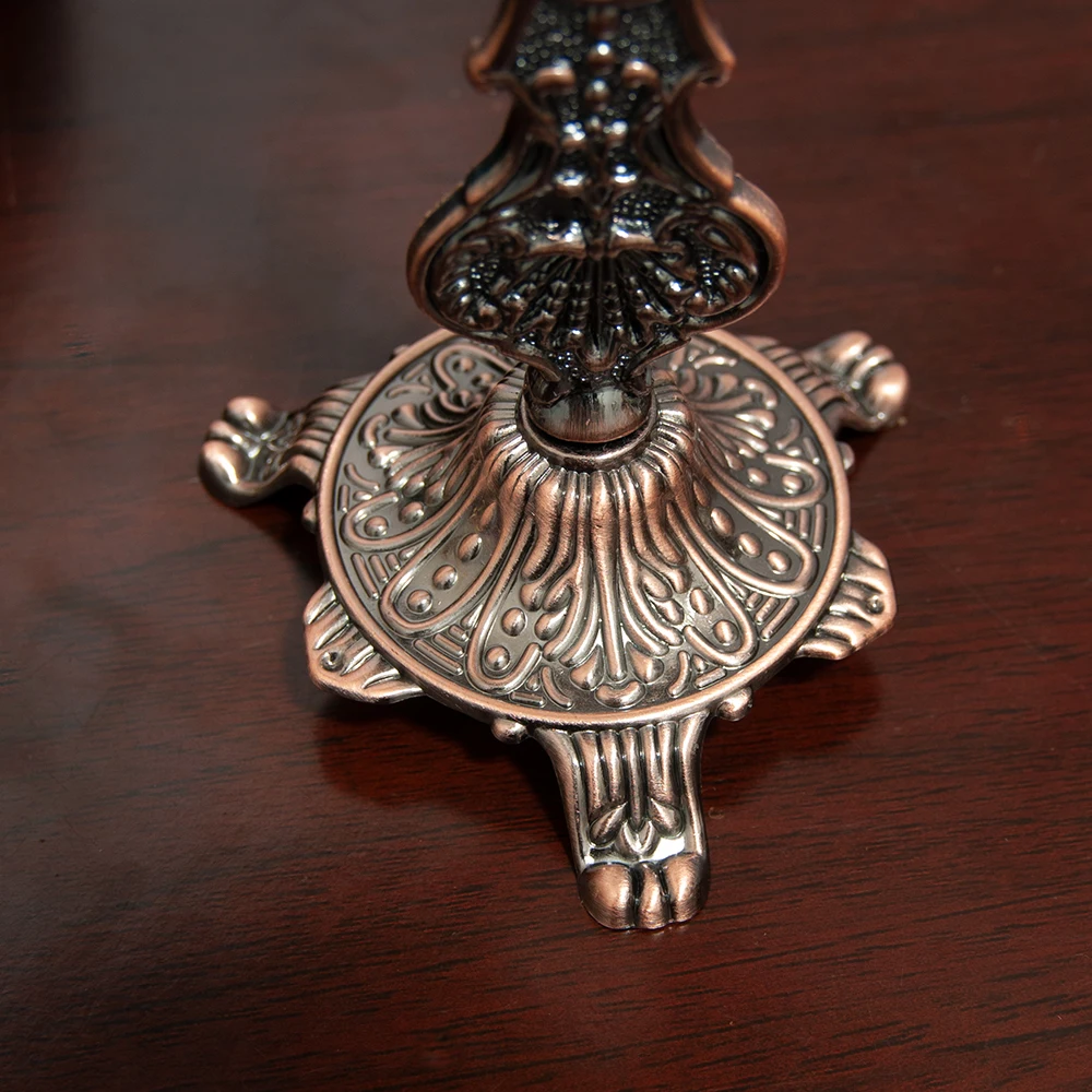 HTISOK Katholisches Jesus-Kreuz, stehendes katholisches Kreuz, katholisches Tischornament aus Zinklegierung, Geschenk für Freunde – Detail 8