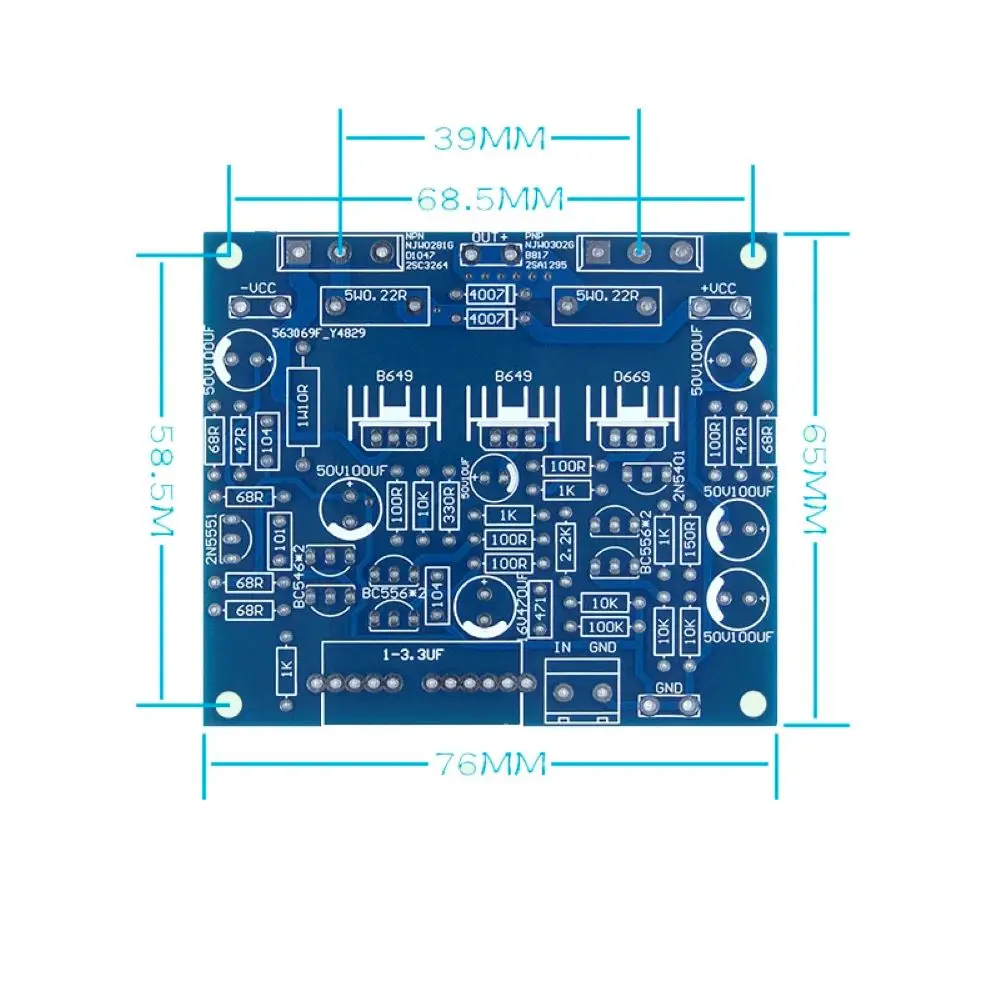 1PCS MX50 SE SANKEN 2SC3264 A1295 오디오 전력 증폭기 100W 8ohm Amplificador
