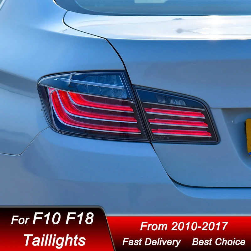 

Горячий Стайлинг автомобиля Задние фонари Для BMW 5 серии F10 F18 10-17 новый стиль Полный светодиодный динамический указатель поворота Задний фонарь в сборе