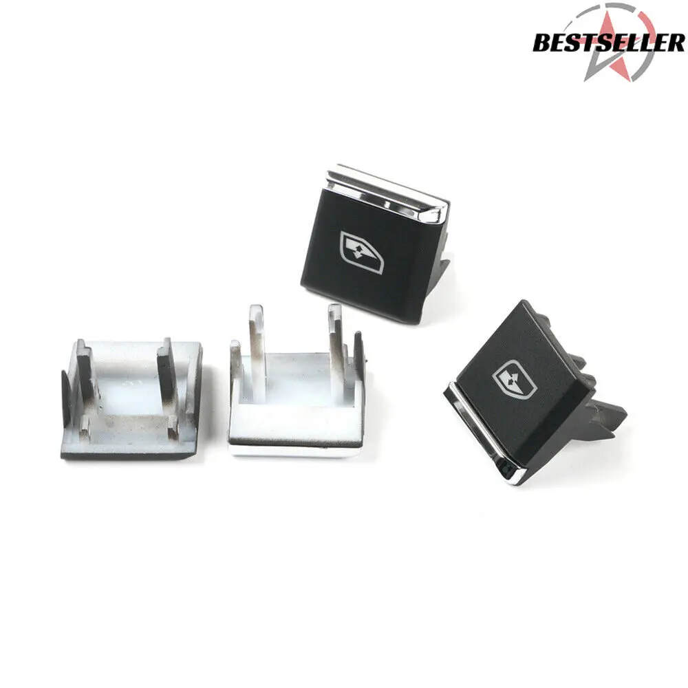 

4 x Master Window Switch Button Cover Cap Repair for Porsche 2010-2016 Panamera