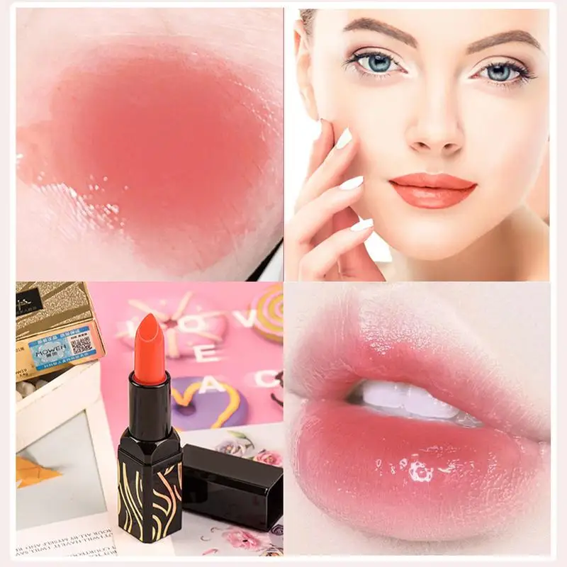 Bálsamo labial clássico para cuidados diários, bálsamo labial hidratante com multivitabl, bálsamos labiais coloridos, para hidratar a seco e rachado