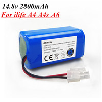 14.8V 2800Mah Replacement Battery For Chuwi ilife A4 A4s A6 V7 robotic vacuum cleaner accessories parts