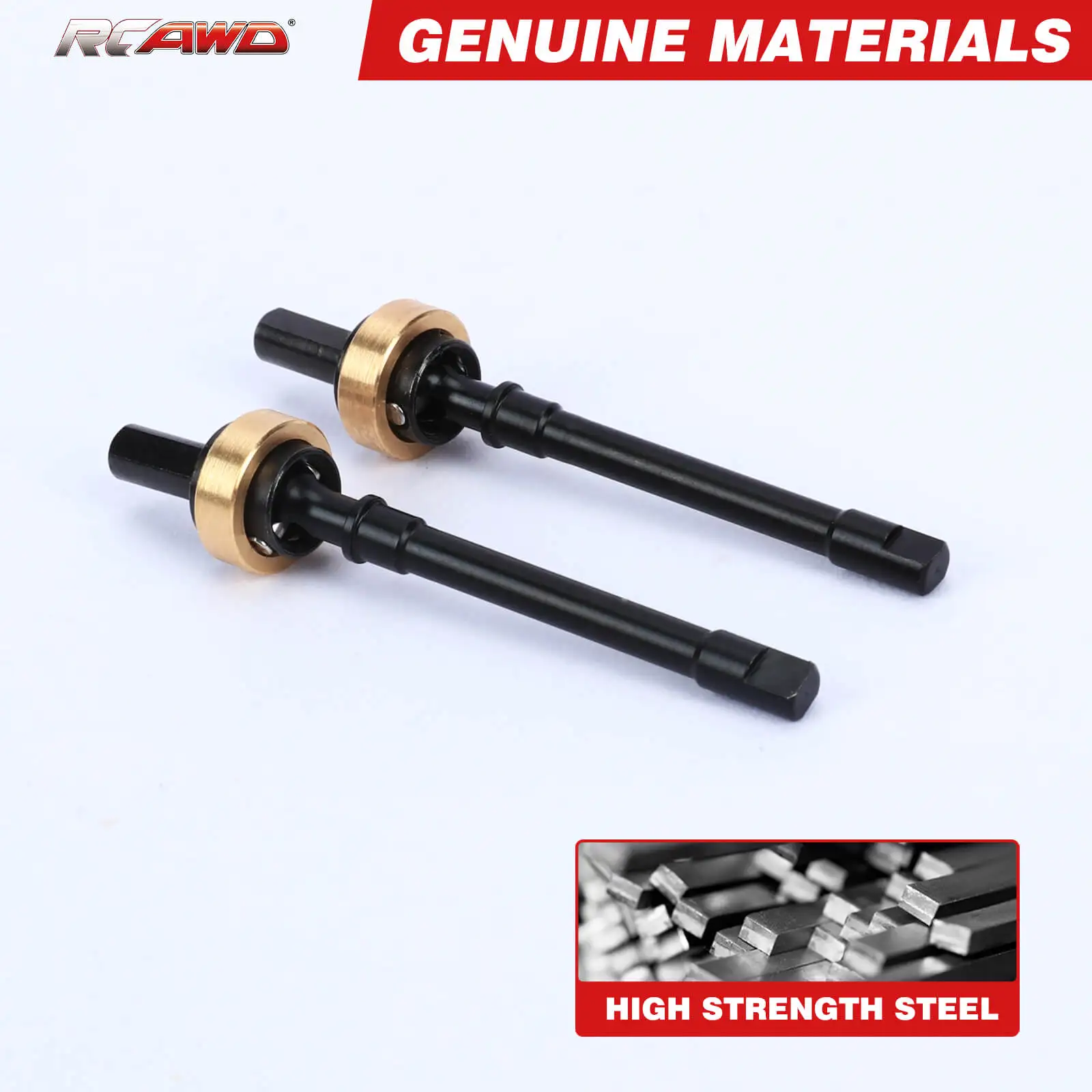 Upgraded front door axle CVD transmission shaft  for Axial 1/24  SCX24 crawlers AXI90081 AXI0001 AXI0002 AXI00005