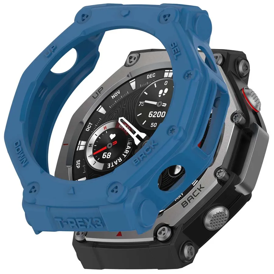 Watch Case Cover For Amazfit T REX 3 Bumper TPU Protective Shell Frame For Huami Amazfit T-Rex 3 Protector Case Accessoies - Image 2