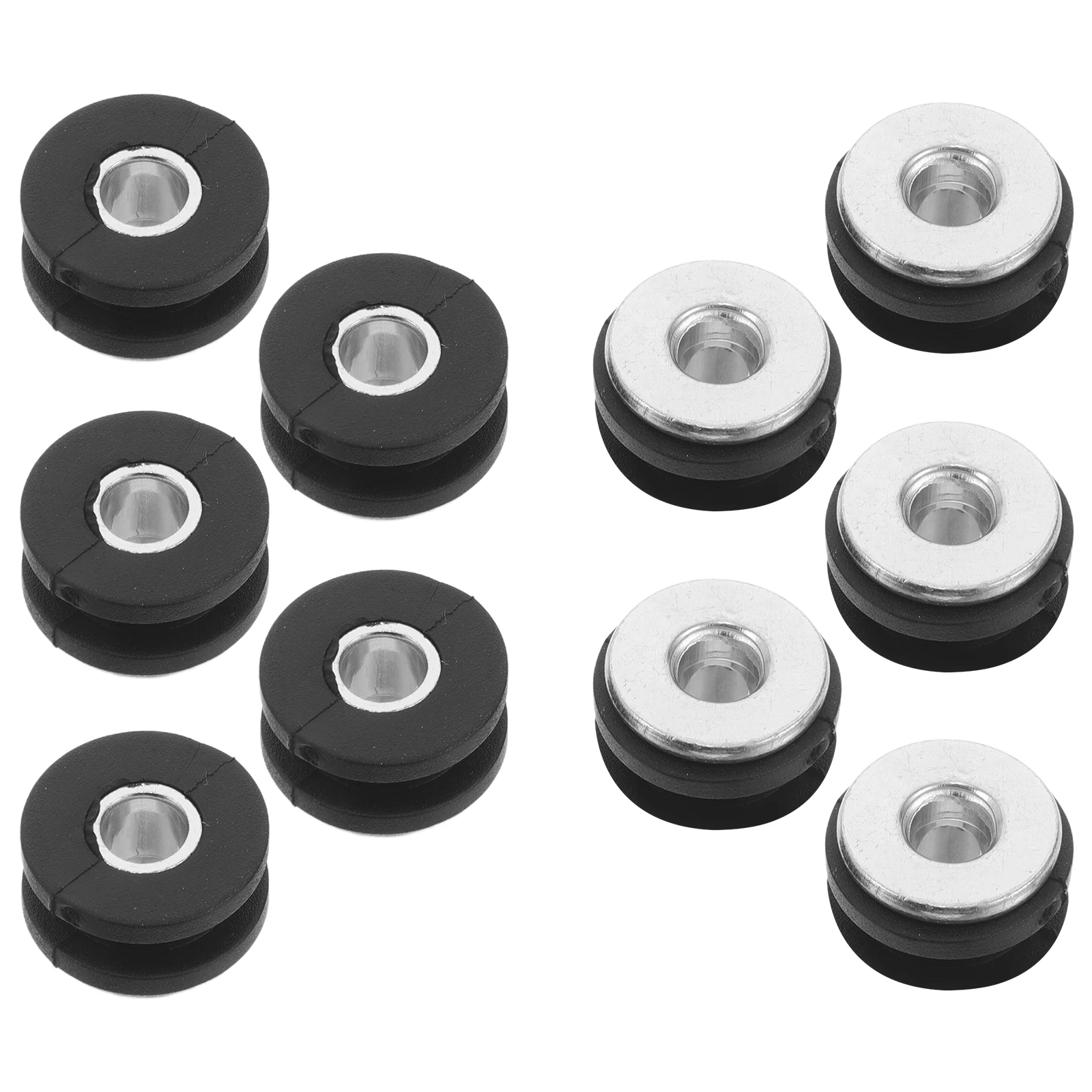 

10Pcs Motorcycle Rubber Gaskets Bolt Kit M6 Fairing Washers Shock Absorption Vibration Reduction Easy Installation Durability