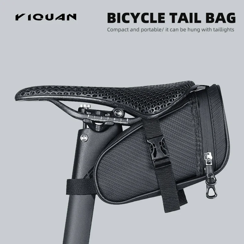 غير نافذ للمطر دراجة السرج حقيبة عاكسة MTB الطريق دراجة الذيل حقيبة تخزين صغيرة الدراجات مقعد الذيل الخلفي كيس أدوات حقيبة دراجة حقيبة
