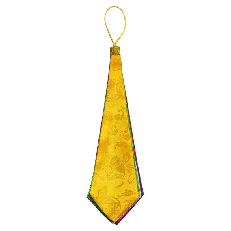 Fashion Handmade Tibetan Eight Auspicious Colorful Cloth Feng Shui Decoration for Buddhist Halls Home Hanging Decor