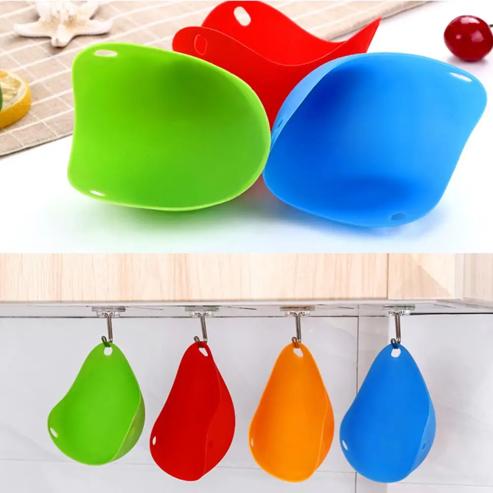 Creative Silicone Egg Poacher Poaching Egg Mold Bowl Rings Cooker Boiler Cooking Accessories Pancake Maker Kitchen Gadgets Tools